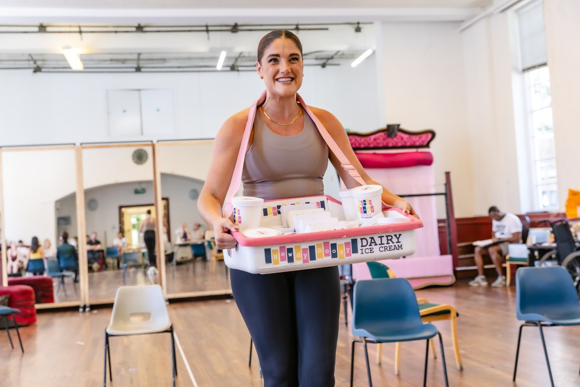 The Rocky Horror Show cast in rehearsals