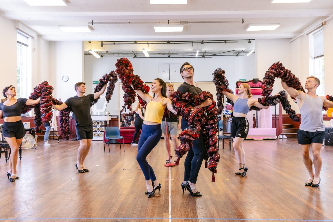 The Rocky Horror Show cast in rehearsals