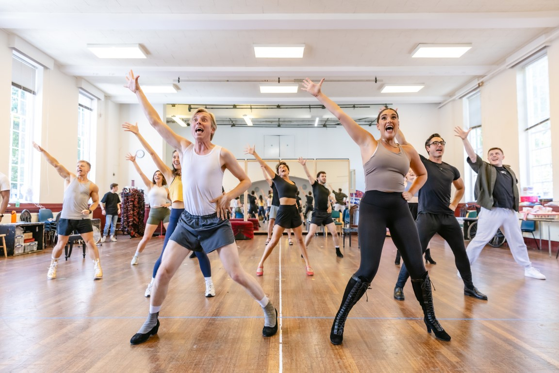 The Rocky Horror Show cast in rehearsals