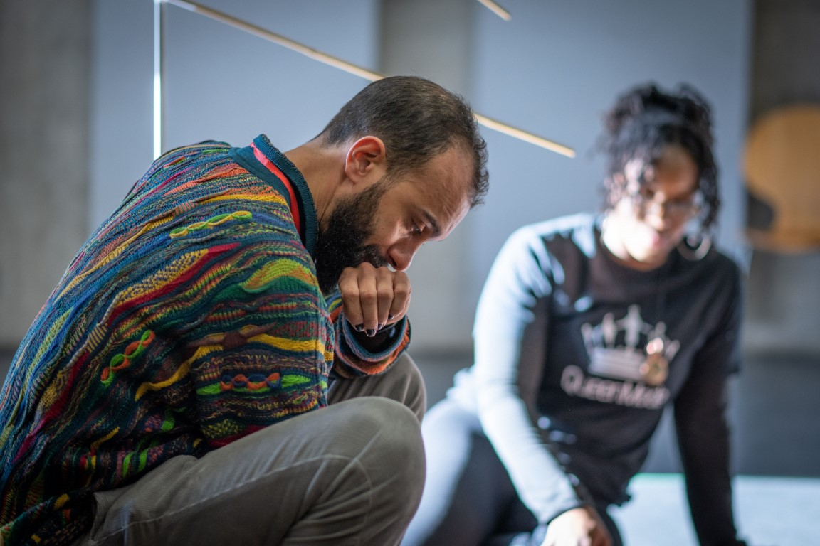 Matthew Xia (Director, R) with Aminita Francis (L) 