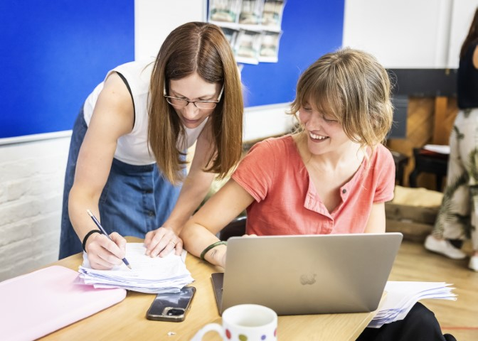 Rachel Wagstaff (Adaptor) and Bethany West (Associate Director)